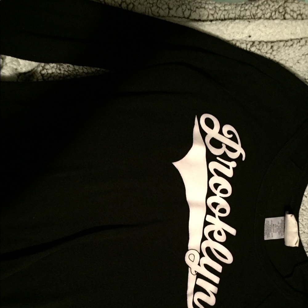 Soft af Brooklyn black and white sweatshirt